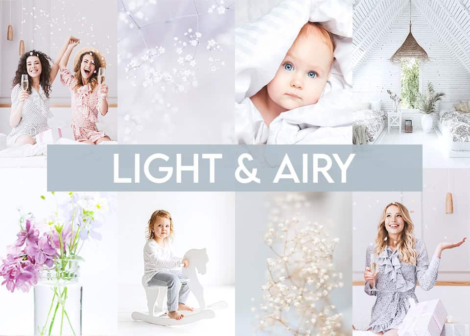 FLOATERS- The Airy Collection lightroom presets